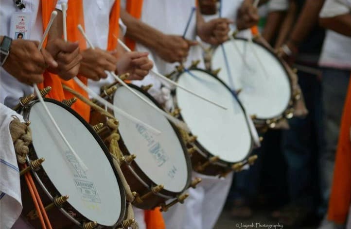 Energetic nasik band troop